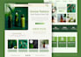 design a minimalist, modern eco friendly logo and brand identity